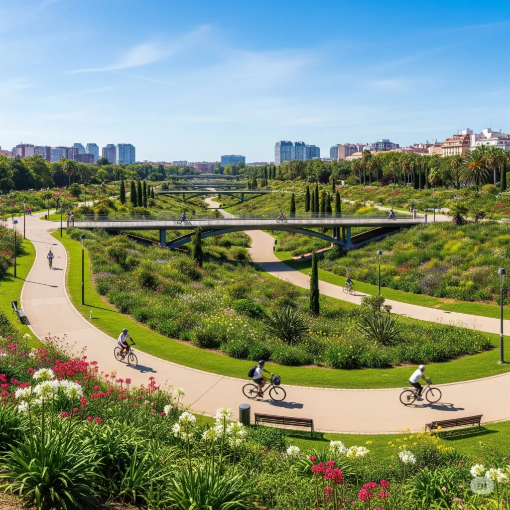 Los Jardines de Turia es de los 10 lugares que visitar en Valencia