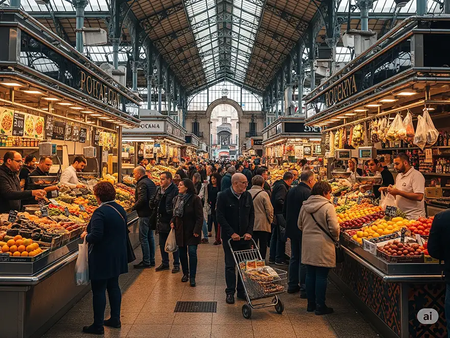 El Mercado Central es de los 10 lugares que visitar en valencia