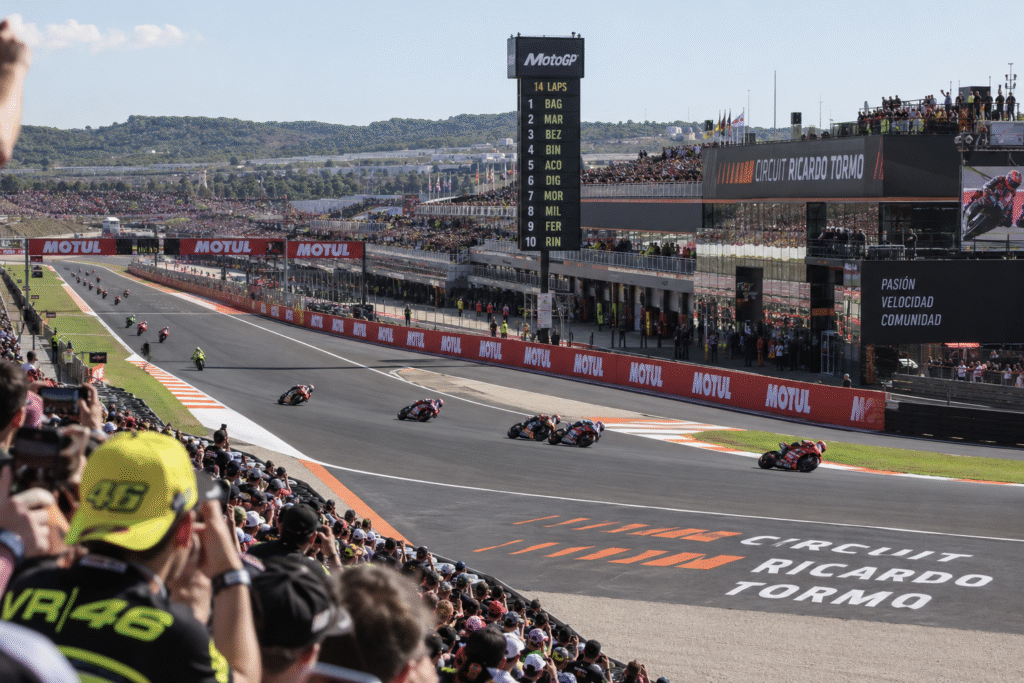 Circuit Ricardo Tormo de Cheste durante el Gran Premio de MotoGP